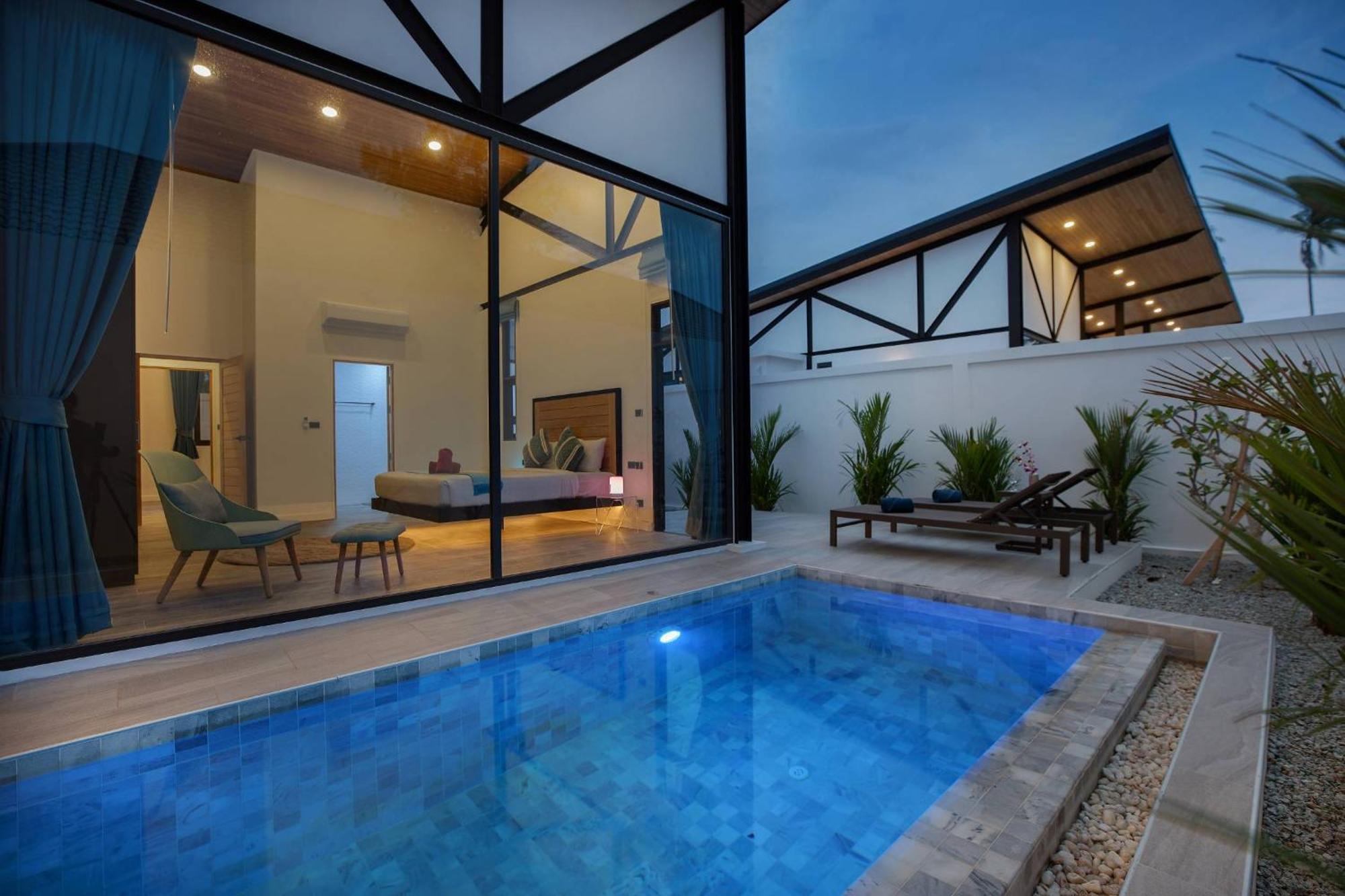 Ban Saiyuan Trendy & New 19M Oxygen Pool Villa Sunset Garden 10 In Rawai מראה חיצוני תמונה